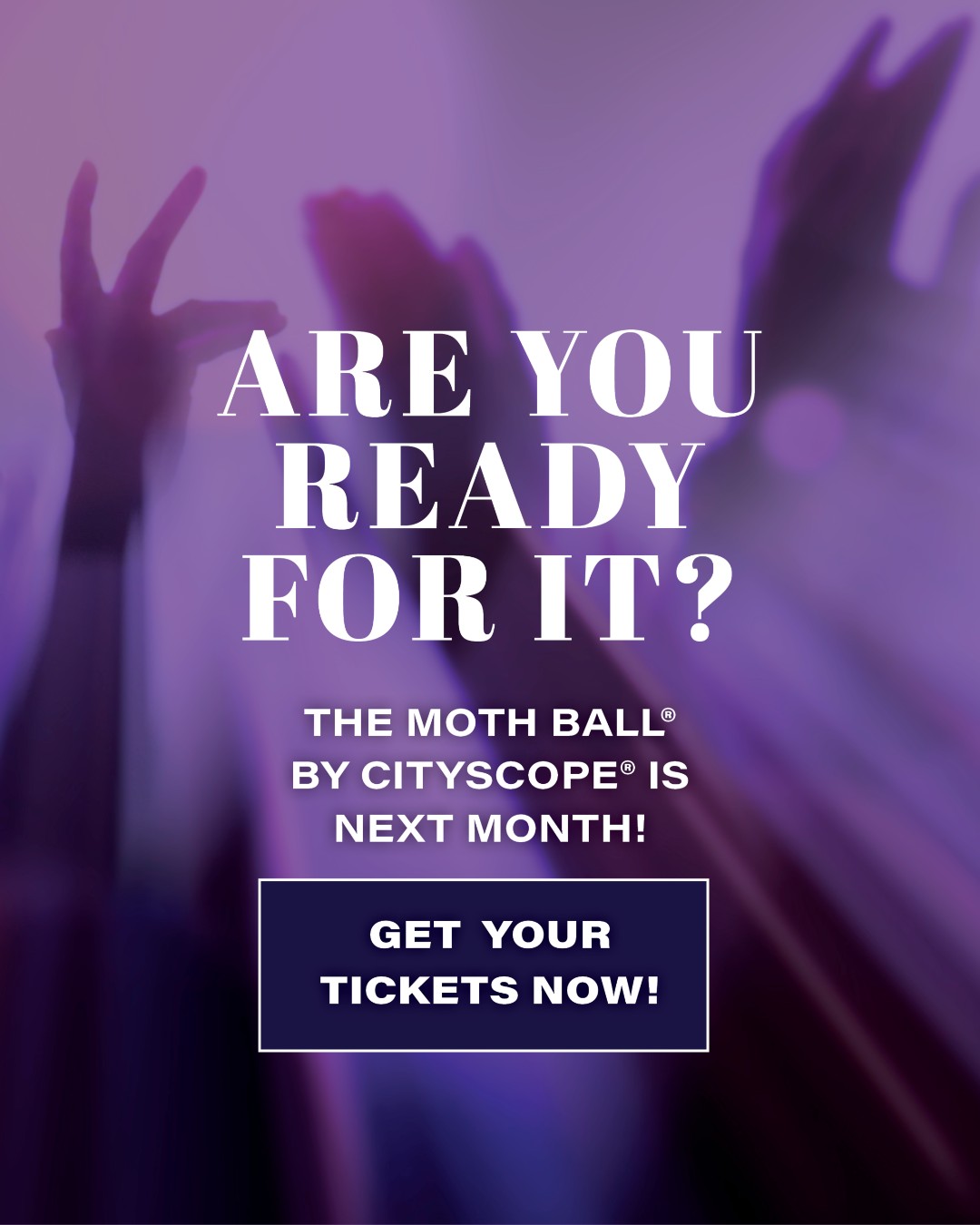Are you ready for The Moth Ball® by CityScope®? 👀💃
Dancing, laughter, prizes, and unforgettable moments are just a month away. If you don’t have your ticket yet, now’s the time! 💜
Buy your ticket today at the link in our bio. 🎟️
𝐀 𝐒𝐩𝐞𝐜𝐢𝐚𝐥 𝐓𝐡𝐚𝐧𝐤 𝐘𝐨𝐮 𝐭𝐨 𝐎𝐮𝐫 𝐀𝐦𝐚𝐳𝐢𝐧𝐠 𝐒𝐩𝐨𝐧𝐬𝐨𝐫𝐬!
@first_horizon | @athens_chattanooga | Brewer Media Group | @rubyfallscave | @healthscopemagazine | @cmcdigitalsmartmarketing | Chattanooga Heart Institute | @saintsalon.chatt | @brodyjewelers | @theedwinhotel | Pinnacle Financial Partners | @lotuscenterforwomen | @medicaremisty | @southerninsurance | @foxandfernstyle | @the_pelvicmethod | @elevate.behavior | @fivewitsbrewing | @englandinjurylaw | @epbchattanooga | @canap_423 | @willandroseevents | @southernsurgicalarts | @cleanyourdirtyface | @cocacolaunited
𝟐𝟎𝟐𝟔 𝐁𝐞𝐧𝐞𝐟𝐢𝐜𝐢𝐚𝐫𝐲: @downsideupinc